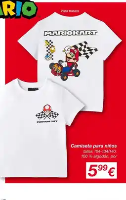 KIK Camiseta para niños oferta