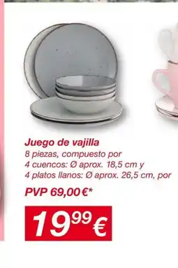 KIK Juego de vajilla oferta