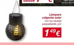 KIK Lámpara colgante solar oferta