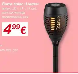 KIK Barra solar Llama oferta