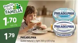 Coviran PHILADELPHIA Queso natural o light oferta