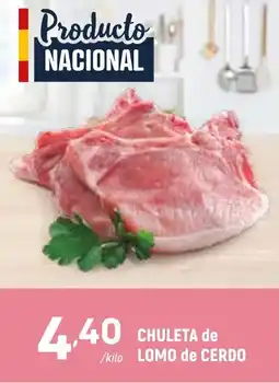 Coviran Chuleta de lomo de cerdo oferta