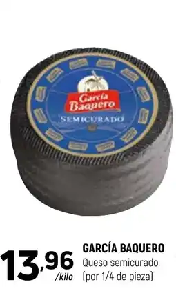 Coviran GARCÍA BAQUERO Queso semicurado oferta
