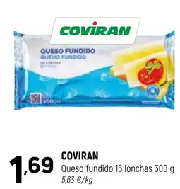 Coviran COVIRAN Queso fundido 16 lonchas oferta