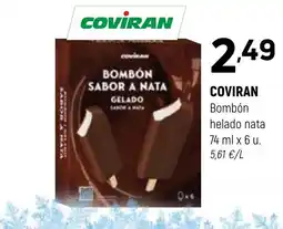 Coviran COVIRAN Bombón helado nata oferta
