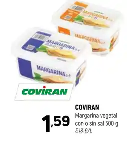 Coviran COVIRAN Margarina vegetal con o sin sal oferta