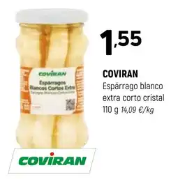 Coviran COVIRAN Espárrago blanco extra corto cristal oferta
