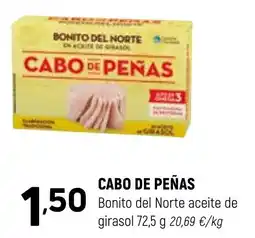 Coviran CABO DE PEÑAS Bonito del Norte aceite de girasol oferta