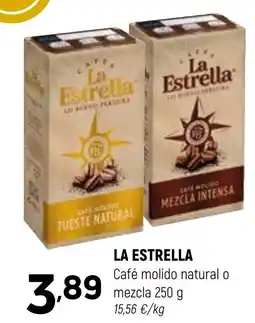 Coviran LA ESTRELLA Café molido natural o mezcla oferta