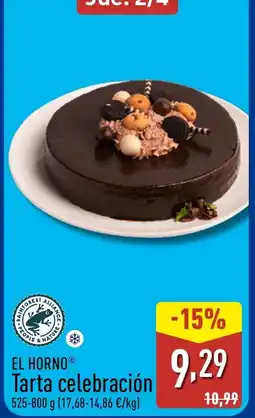 ALDI EL HORNO Tarta celebración oferta