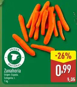 ALDI Zanahoria oferta