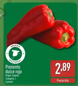 ALDI Pimiento dulce rojo oferta