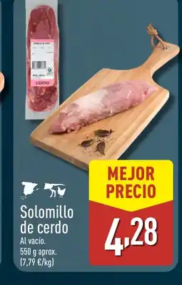 ALDI Solomillo de cerdo oferta