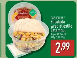 ALDI DAYLICIOUS Ensalada wrap al estilo Estambul oferta