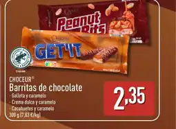 ALDI CHOCEUR Barritas de chocolate oferta