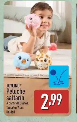 ALDI TOYLINO Peluche saltarín oferta