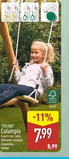 ALDI TOYLINO Columpio oferta