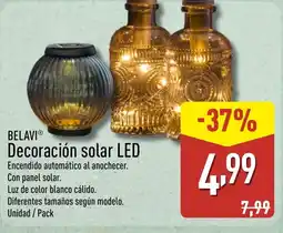 ALDI BELAVI Decoración solar LED oferta