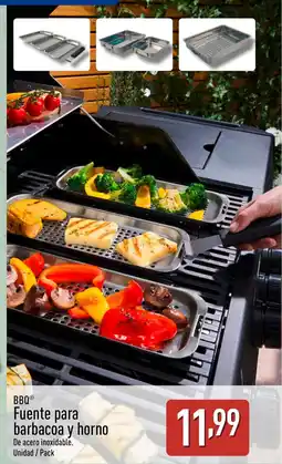 ALDI BBQ Fuente para barbacoa y horno oferta