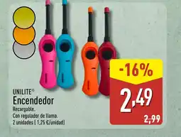 ALDI UNILITE Encendedor oferta