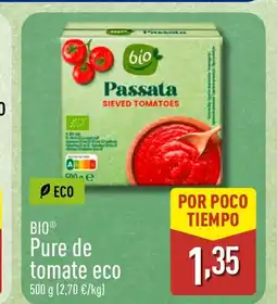 ALDI BIO Pure de tomate eco oferta