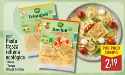 ALDI BIO Pasta fresca rellena ecológica oferta