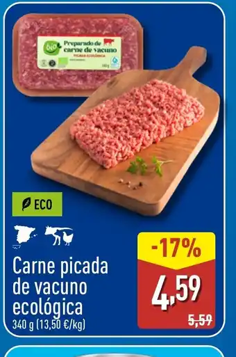 ALDI Carne picada de vacuno ecológica oferta