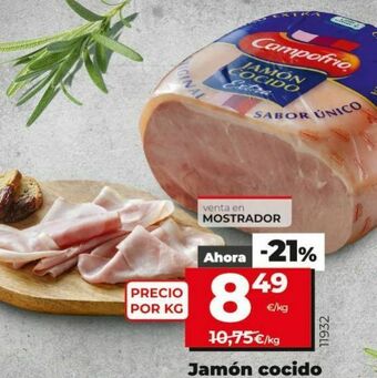 Maxi Dia Jamón cocido campofrío oferta