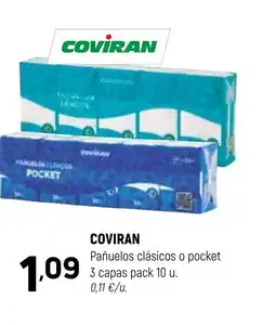 Coviran COVIRAN Pañuelos clásicos o pocket 3 capas oferta