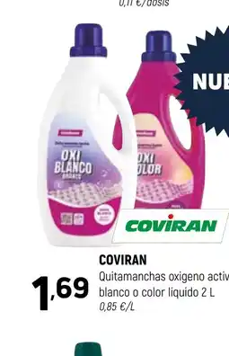 Coviran COVİRAN Quitamanchas oxigeno activo blanco o color líquido oferta