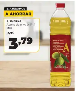Alimerka ALIMERKA Aceite de oliva 0,4° oferta