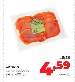 Alimerka CAYSAN Lomo adobado extra oferta
