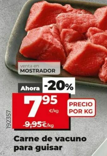 Maxi Dia Carne de vaca oferta