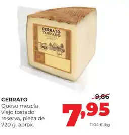 Alimerka CERRATO Queso mezcla viejo tostado reserva oferta