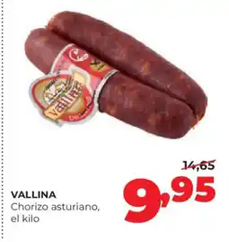 Alimerka VALLINA Chorizo asturiano oferta