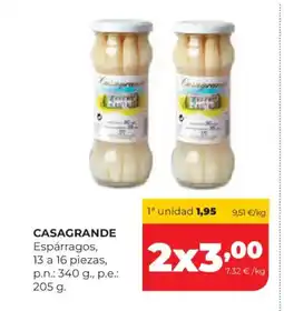Alimerka CASAGRANDE Espárragos oferta