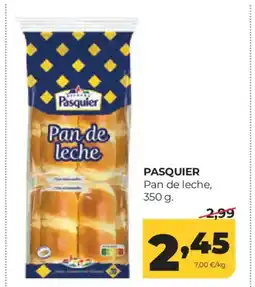 Alimerka PASQUIER Pan de leche oferta