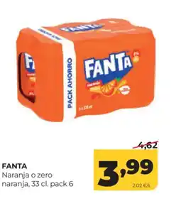 Alimerka FANTA Naranja o zero naranja oferta