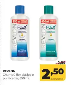 Alimerka REVLON Champú flex clásico o purificante oferta