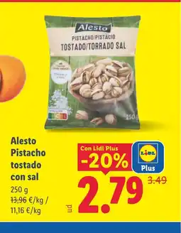 Lidl ALESTO Pistacho tostado con sal oferta