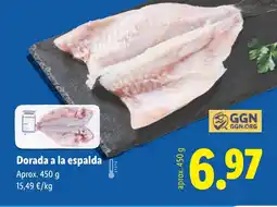 Lidl Dorada a la espalda oferta