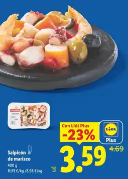 Lidl Salpicón de marisco oferta