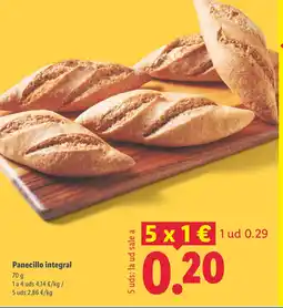Lidl Panecillo integral oferta