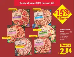 Lidl TRATTORIA ALFREDO Pizzas oferta