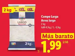 Lidl CAMPO LARGO Arroz largo oferta