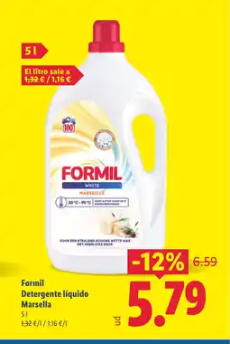 Lidl FORMIL Detergente líquido Marsella oferta