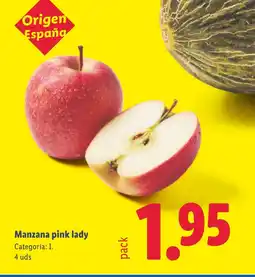 Lidl Manzana pink lady oferta