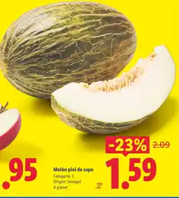 Lidl Melón piel de sapo oferta