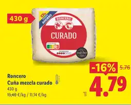 Lidl RONCERO Cuña mezcla curado oferta