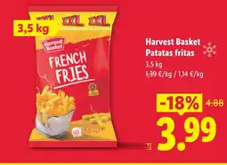 Lidl HARVEST BASKET Patatas fritas oferta